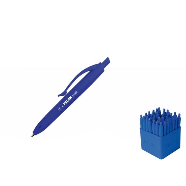 Lang beskrivelse P1 mini Rubber Touch sky (40 stk) MILAN