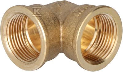 KNÆ 90ST GWXGW 3/4\" MESSING