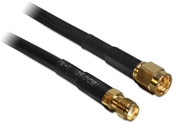 SMA M/F Antennkabel med låg förlust 2m