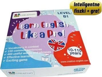 Lær engelsk som en professionel flashcards + spil B1