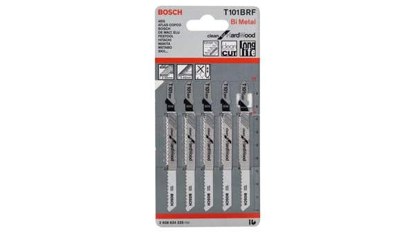 BOSCH PISTOSAHA TERÄ 101BRF PUU 5kpl.