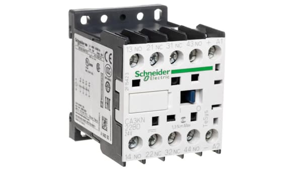 Hjælpekontaktor 10A 2S 2B 24V DC CA3KN22BD
