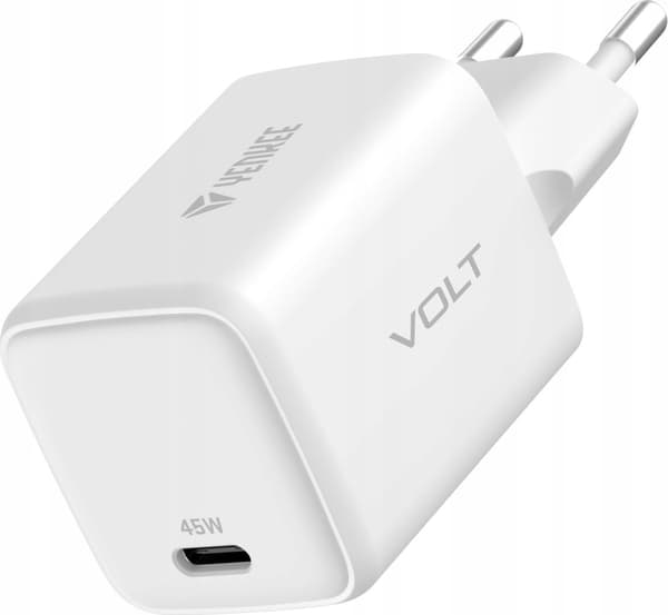 AC-laddare USB C 45W 3A Power Delivery 3.0 QC3.0 Vit