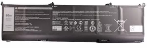 Dell 86Wh 6-cellet lithium-ion-batteri til bærbare computere