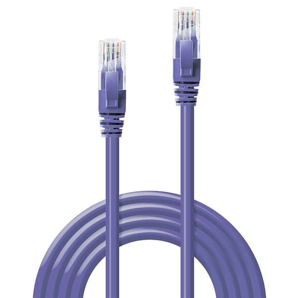 Lindy 48125 netværkskabel Violet 5 m Cat6 U/UTP (UTP)