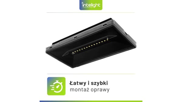 Intelight Intelight Evakuerings-/nødbelysning VELLA led 125 ECO SO 3H SA MT IP65 93672 BLK sort