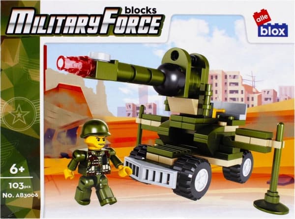 Byggeklodser Militær mix ALLEBLOX