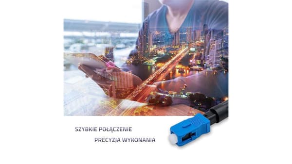 Qoltec Flash-liittimet SC/UPC | Singlemode | 3.0mm