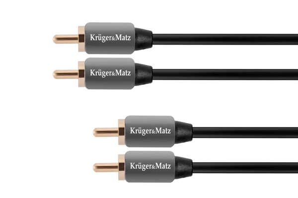 Kabel 2RCA-2RCA 1,0m Kruger&Matz