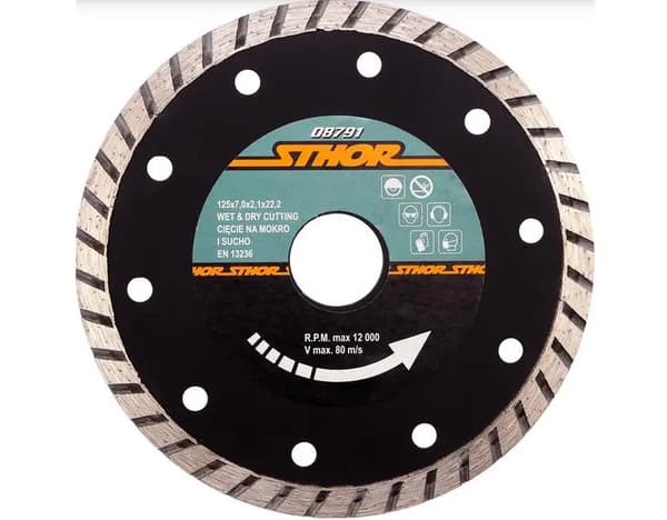 DIAMANTKLINGE \"TURBO\" - 125MM