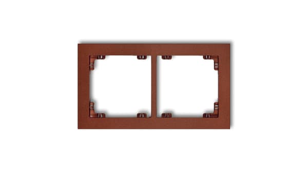 Karlik Deco Ram dubbel brun metallic (9DR-2)