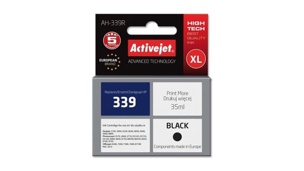 ACTIVEJET BLÆK HP C8767EE SORT (339)