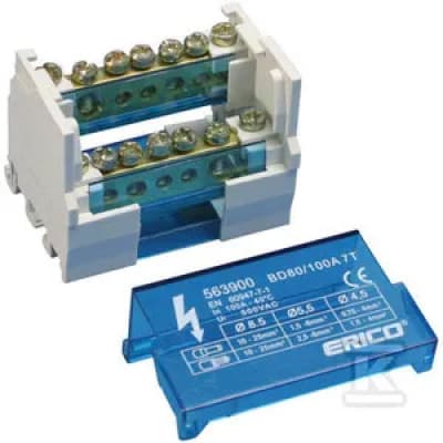 BD 80/100A TO-FELT FORDELINGSBLOK
