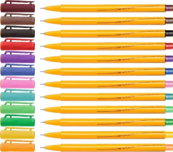 FINELINER RISTOR RC-04, SORT
