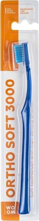 Woom_ortho+ Soft 3000 ortodontisk tandborste