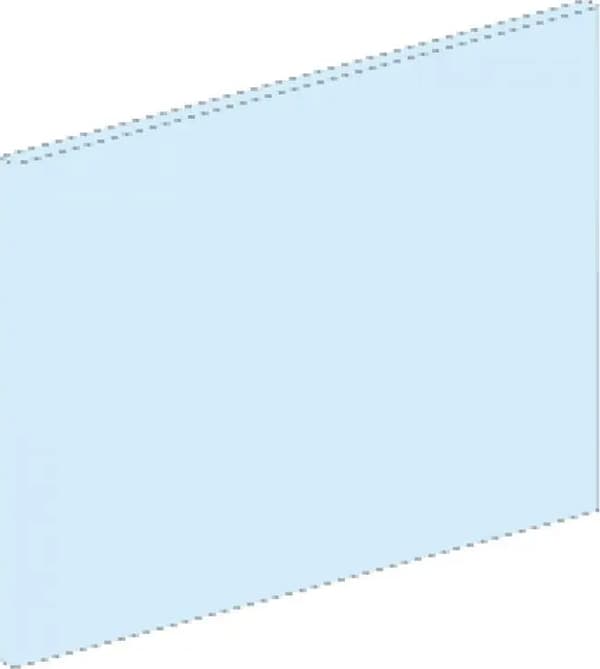 Prisma Set Modul kåpa 46x1000mm vit LVS03220