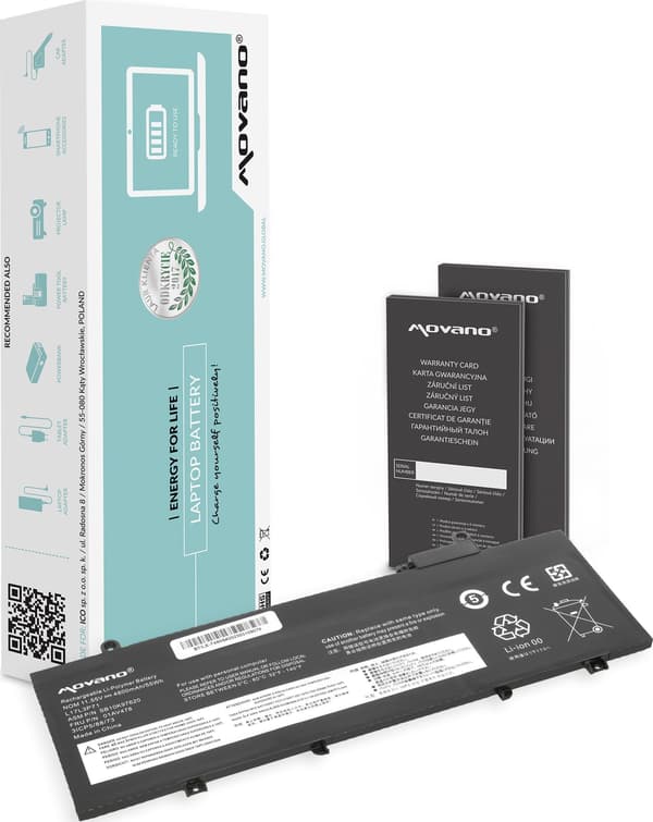 Movano batteri til Lenovo ThinkPad T480s