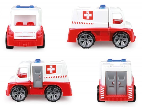 Ambulanssiauto tarvikkeineen Truxx-laatikossa