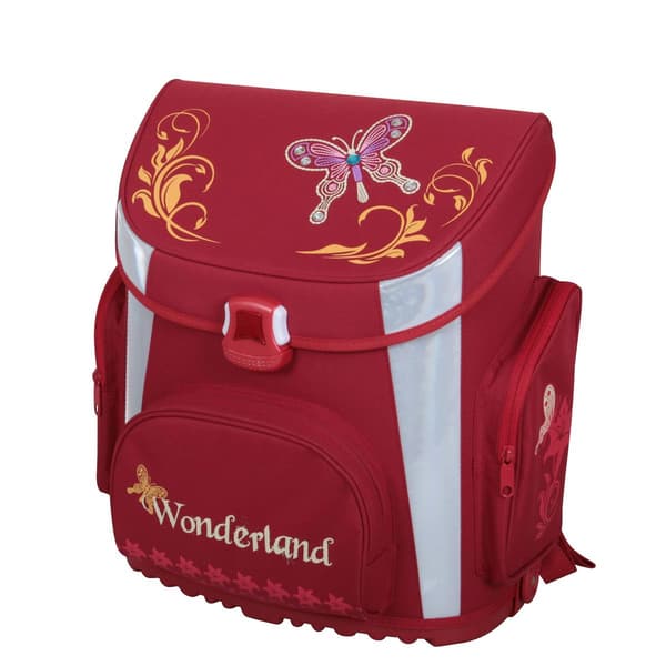 Tiger Best Wonderland skoletaske rød