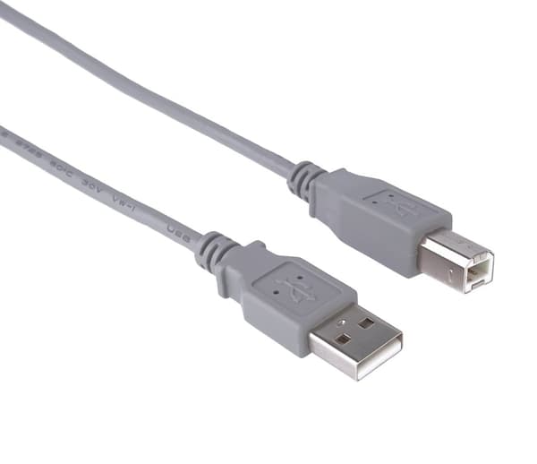 Kabel USB PremiumCord USB-A - USB-B 0,5 m Grå (ku2ab05)