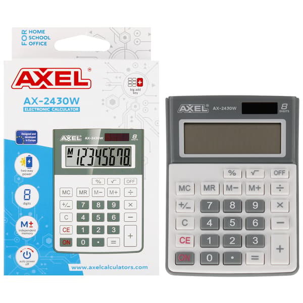 AXEL CALCULATOR AX-2430W PUD 50/100