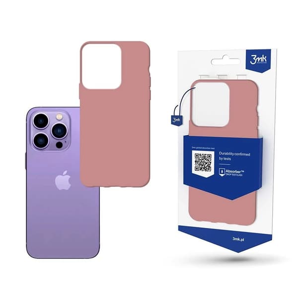 3mk Matt Case -sarjan kuori iPhone 14 Pro Maxille - Pinkki