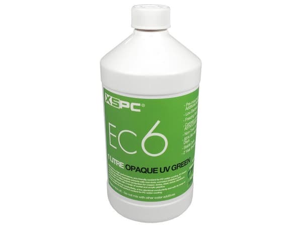 Kølevæske XSPC EC6, 1 liter - uigennemsigtig grøn, UV