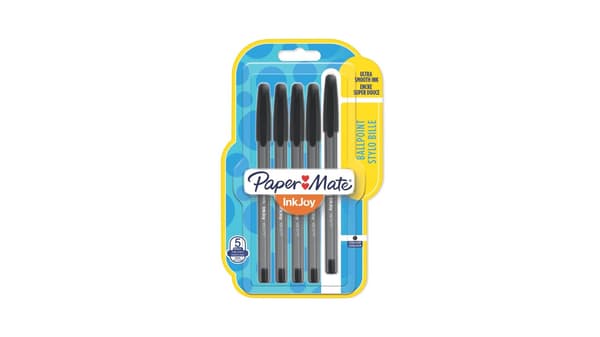 Papermate InkJoy 100ST Sort Kuglepen F