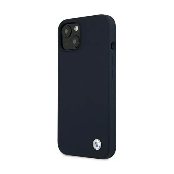 BMW Silicone Signature Cover til iPhone 13 mini – Marineblå