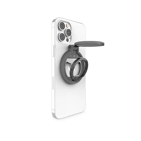 STM MagLoop - MagSafe fingerholder med standfunktion + oplukker (grå)