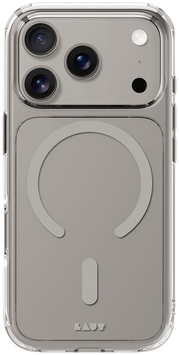 Laut Crystal Fluro - iPhone 17 Pro MagSafe-kompatibelt fodral (klargrå)