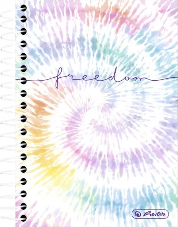Herlitz Spiral Boutique A5 100 ark New Batik Freedom