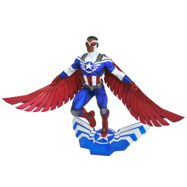 Marvel Kapteeni Amerikka Sam Wilson dioraamapatsas 25cm