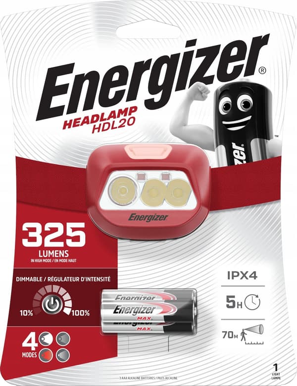 OTSAVALO ENERGIZER HEADLIGHT HDL20 3AAA 325 lm