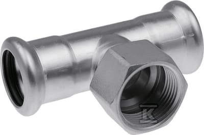 TEE 54X1/2X54MM GW INOX PRESS