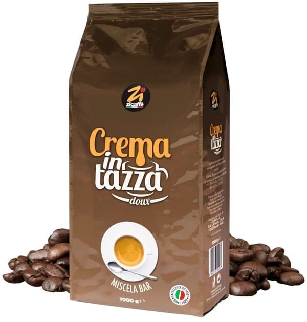 Zicaffe hela kaffebönor Crema in Tazza 1kg
