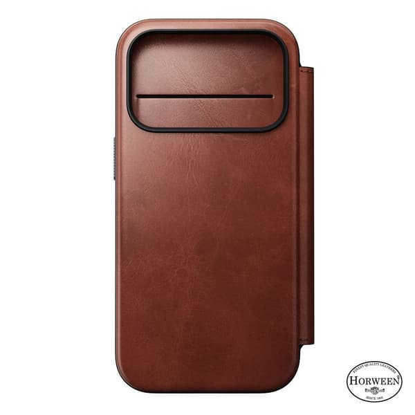 Nomad Modern Leather Folio, olde dublin (Horween) - iPhone 17 Pro