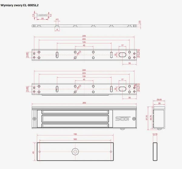 ELEKTROMAGNETISK ANKARE SCOT EL-800SL2