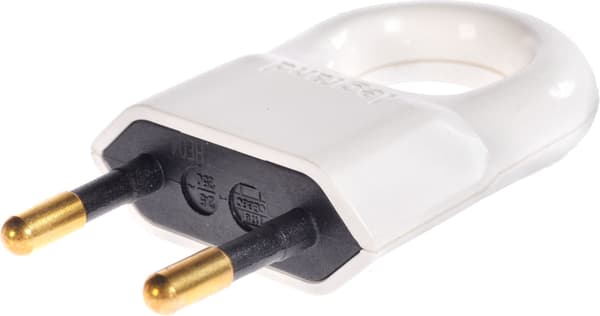 Legrand Bärbar stickpropp Euro 2P 2,5A vit (50310)