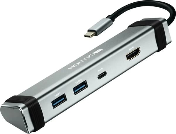 Canyon USB-4-in1 HUB USB-C > HDMI/2xUS