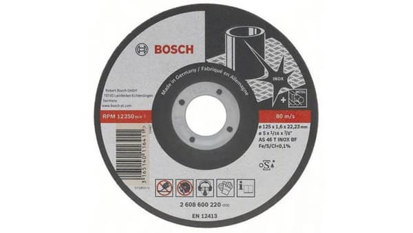 Bosch katkaisulaikka INOX Rapido suora 1,0x125mm