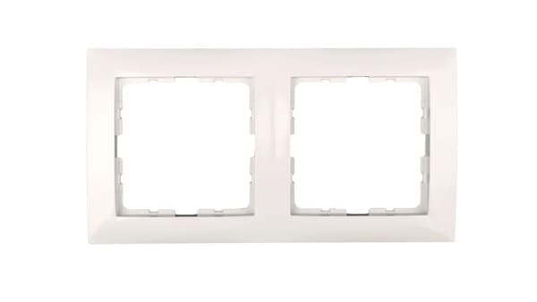 Hager Dobbeltramme BERKER creme - 5310128982