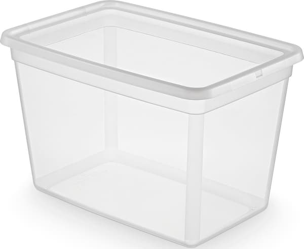 Moxom Säilytysastia MOXOM, Basestore, klipsillä, 60l, läpinäkyvä