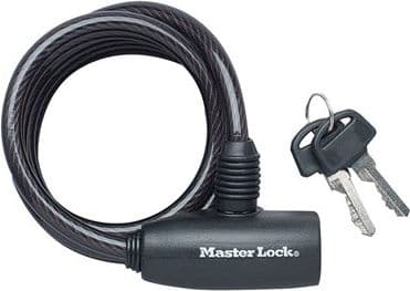 Master Lock Spiraalikaapelilukko 8mm 8126EURDPRO
