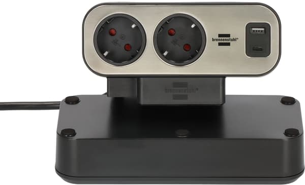 Brennenstuhl Bordstikdåse Duplex 1x USB A & C, 10x Schuko