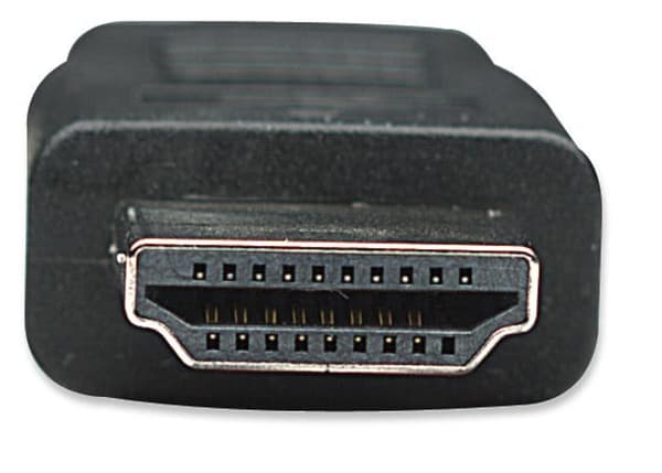 Manhattan HDMI-kabel - DVI-D 1m sort (322782)