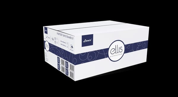 Vikhanddukar Ellis V-Fold 2w cellulosa vit (20x150)