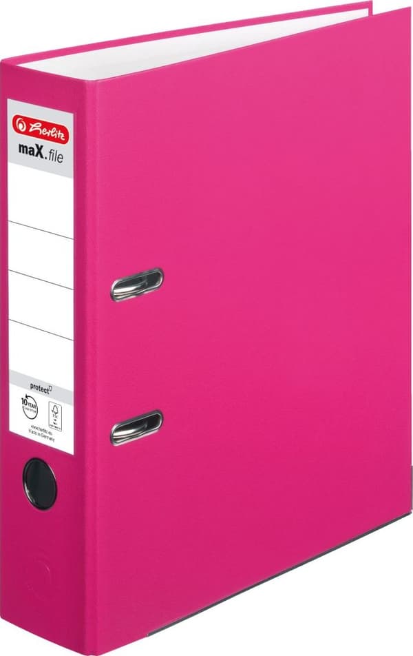 Ringbind Herlitz A4 80mm pink (11053683)
