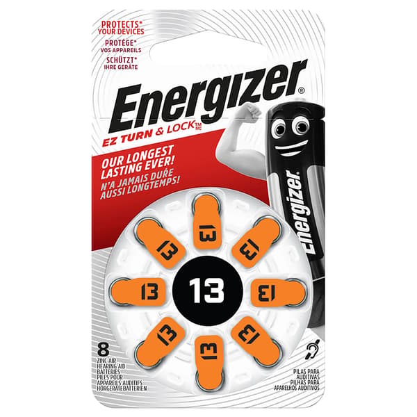 Energizer 13/8kpl kuulokojeen paristo
