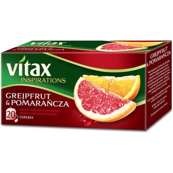 VITAX INSPIRATIONS ORANGE GRAPEFRUIT TE (20)